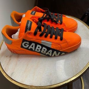 D&G Low Sneaker Orange 🍊 SZ 46